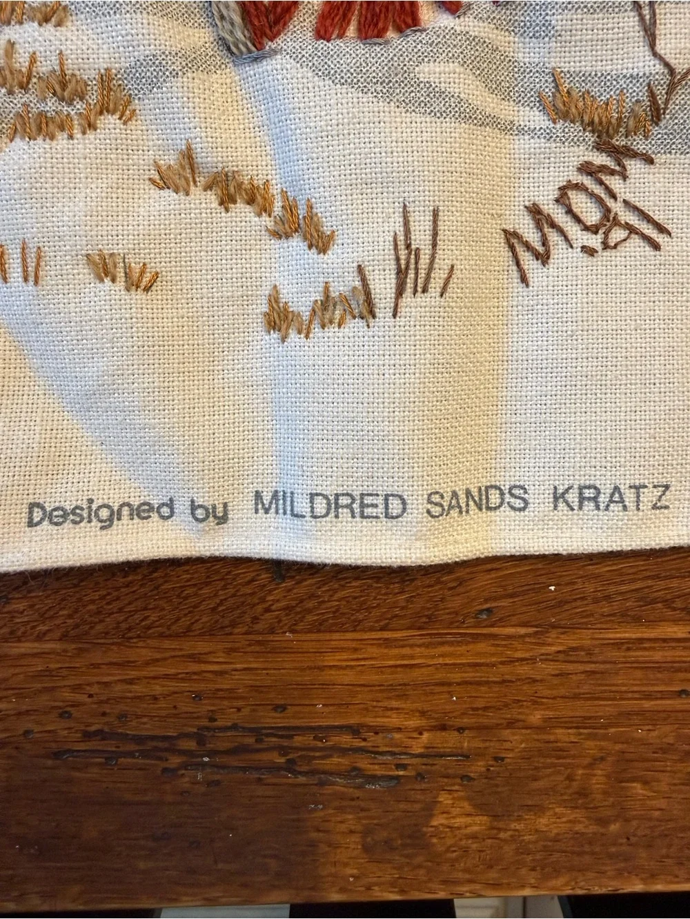 Dimensions Completed‎ Crewel Embroidery “Abandoned Buggy” By Mildred Sands Kratz